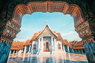 Marble Temple by Manjik Pictures canvas print