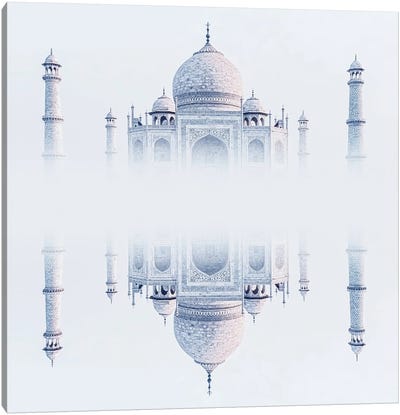 Dreamy Taj Mahal Canvas Art Print - Taj Mahal