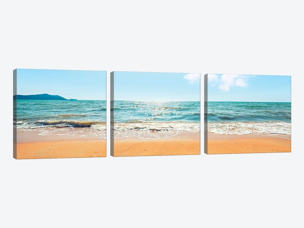 Thai Beach by Manjik Pictures 3-piece Art Print