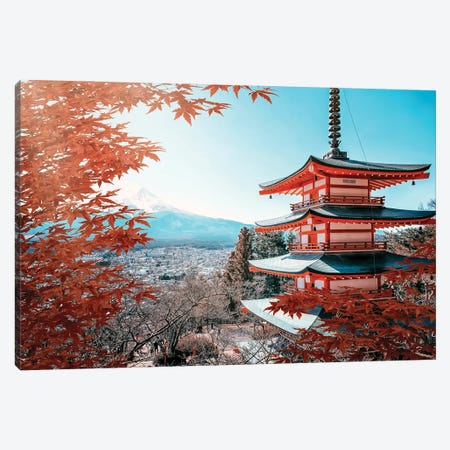 Land Of The Rising Sun Canvas Print #EMN325} by Manjik Pictures Canvas Artwork