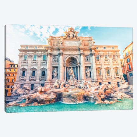 Trevi Canvas Print #EMN332} by Manjik Pictures Canvas Wall Art