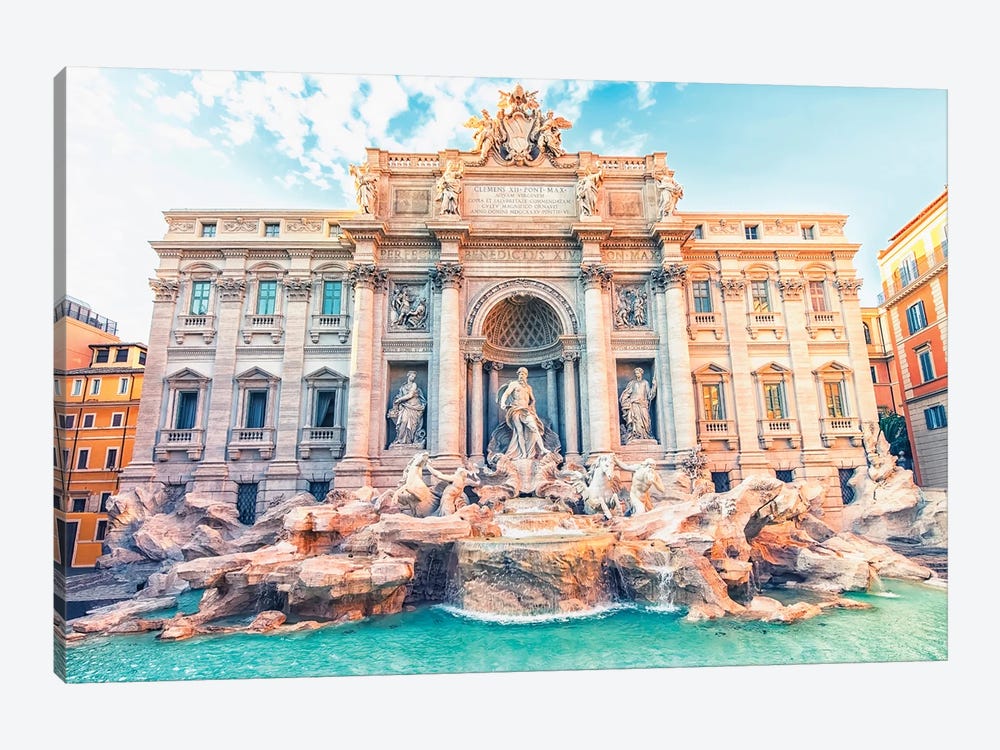 Trevi by Manjik Pictures 1-piece Canvas Wall Art