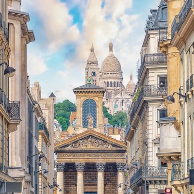 Rue Laffitte by Manjik Pictures canvas print