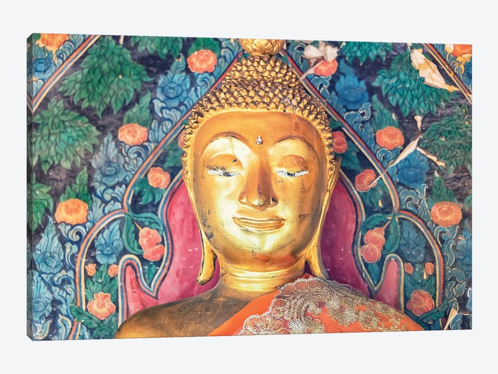 Buddha Head by Manjik Pictures 1-piece Canvas Wall Art