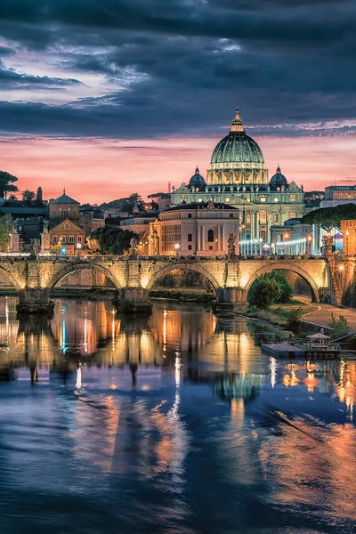 City Sunrises & Sunsets: Rome Sunset by Manjik Pictures