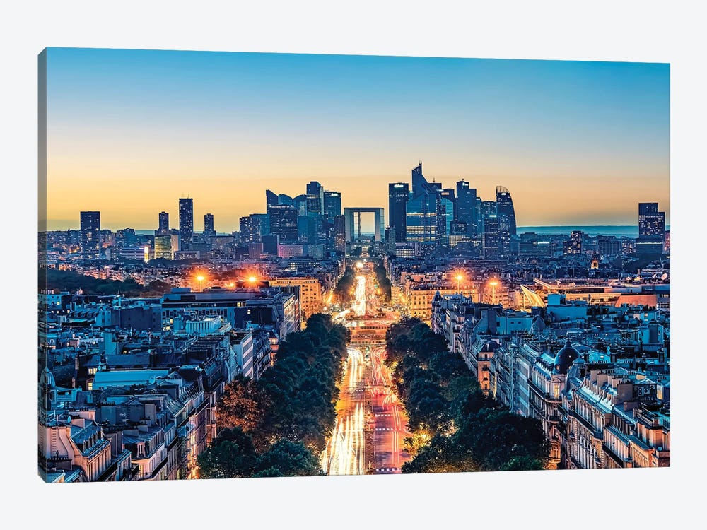 City Lights by Manjik Pictures 1-piece Canvas Wall Art