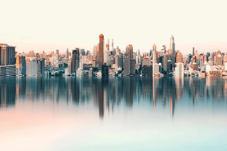 Fantasy City by Manjik Pictures wall art