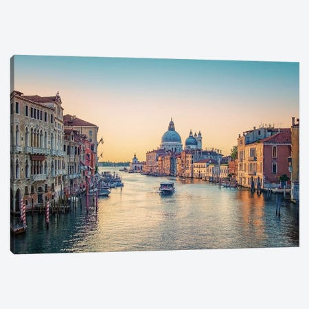 Venice Morning Canvas Print #EMN386} by Manjik Pictures Canvas Art