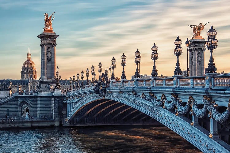Alexandre III Bridge by Manjik Pictures wall art