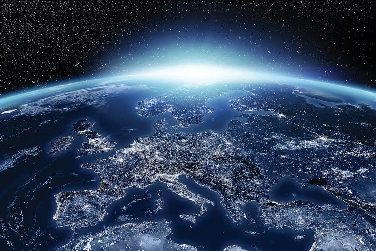 Night In Europe by Manjik Pictures wall art