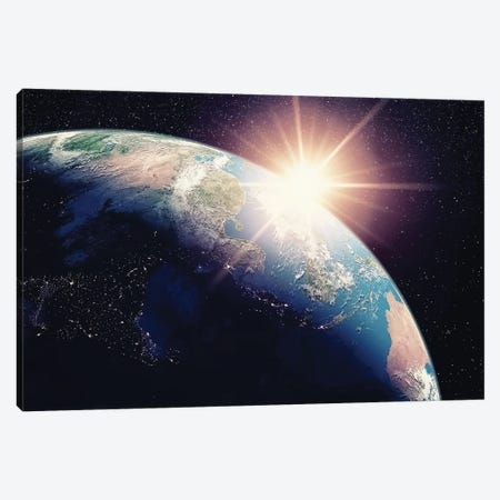 The Earth Canvas Print #EMN404} by Manjik Pictures Canvas Print