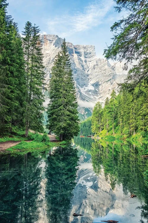 Lake In The Alps by Manjik Pictures wall art