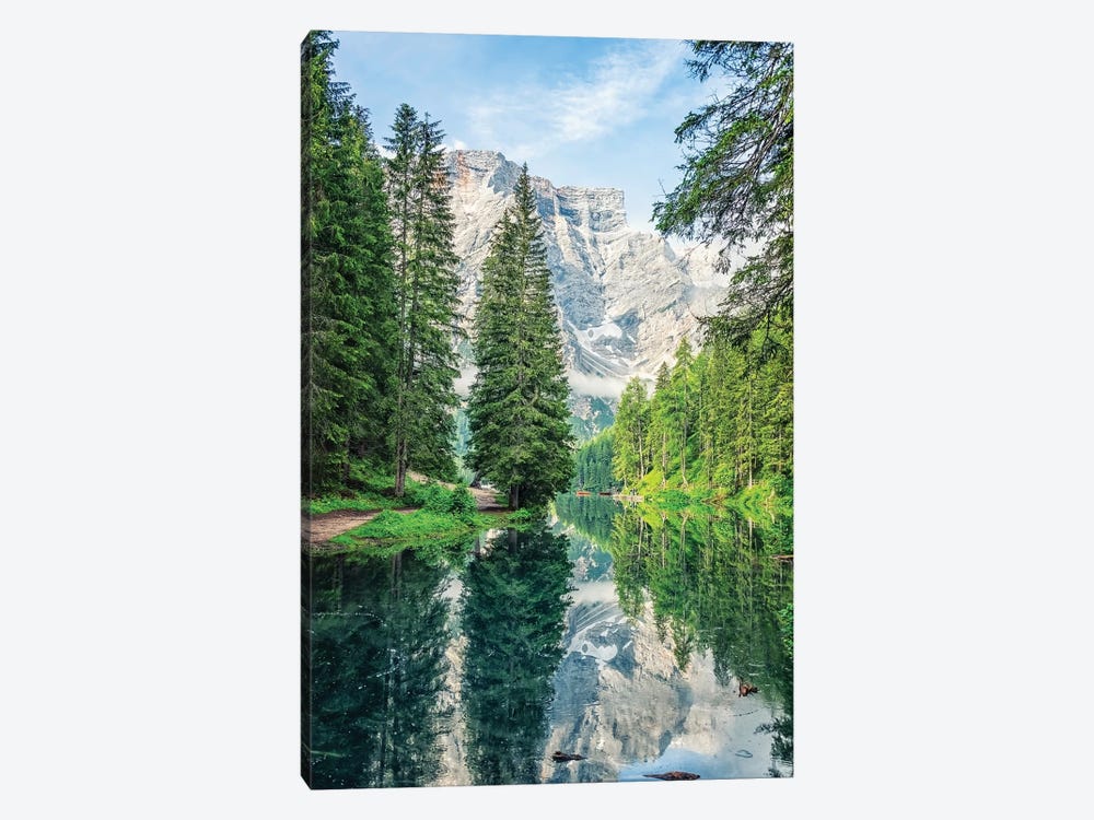 Lake In The Alps by Manjik Pictures 1-piece Canvas Wall Art