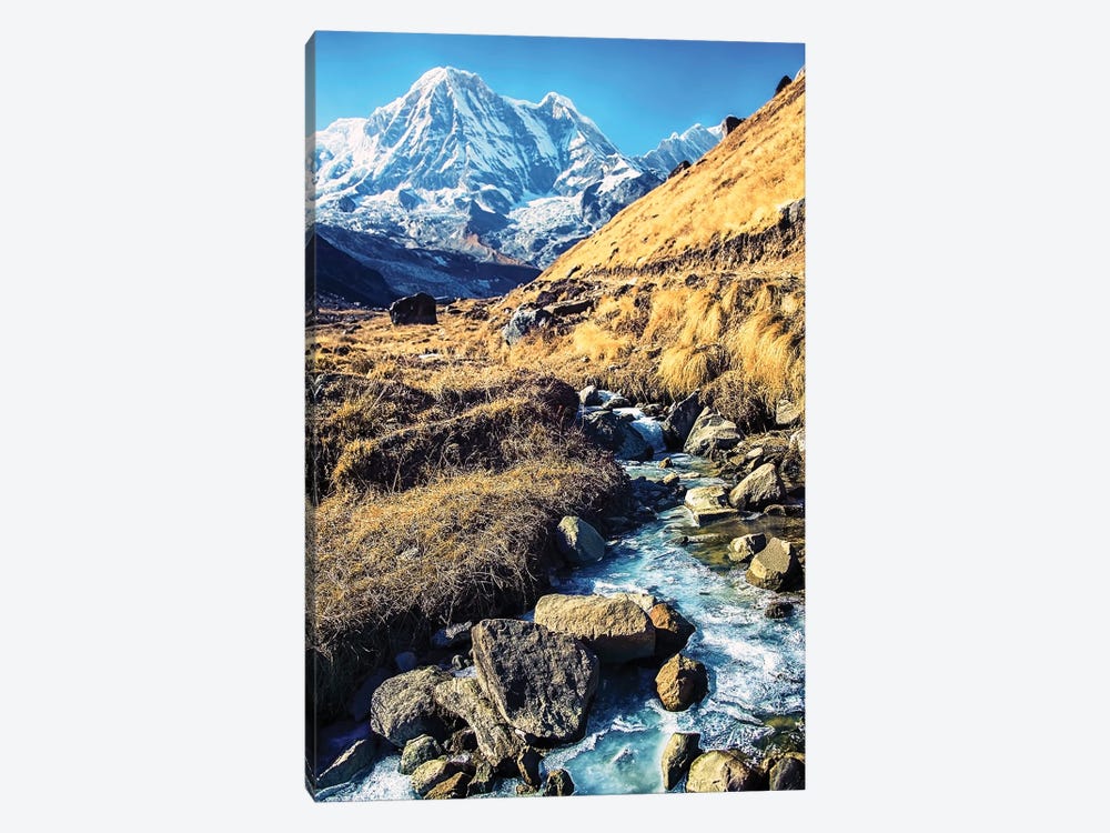 Annapurna Landscape by Manjik Pictures 1-piece Canvas Art Print