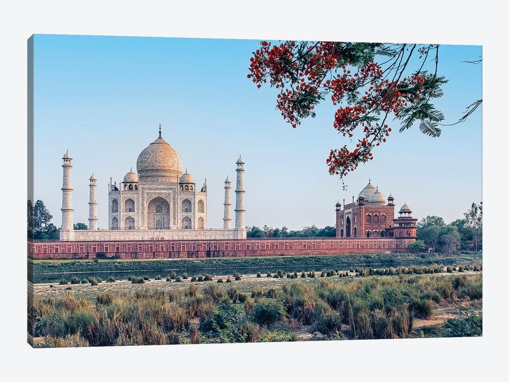Taj Mahal Backside by Manjik Pictures 1-piece Canvas Art Print