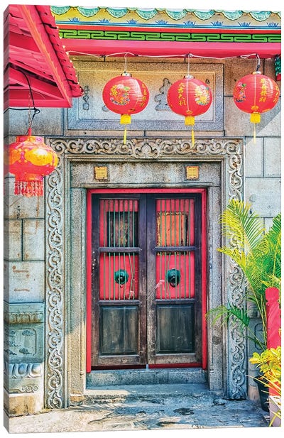 Chinese Architecture Canvas Art Print - Manjik Pictures