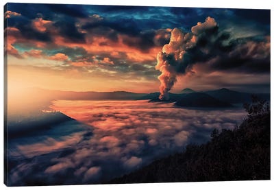 Genesis Canvas Art Print - Volcano Art