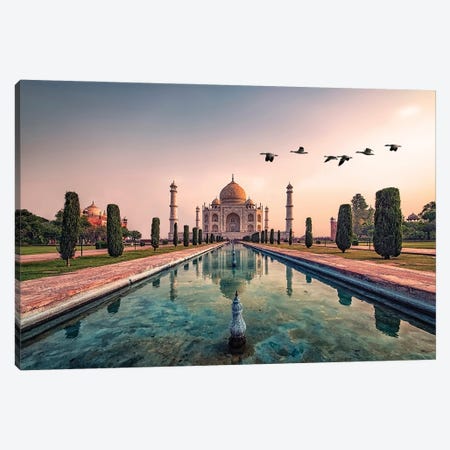 Good Morning Agra Canvas Print #EMN46} by Manjik Pictures Art Print