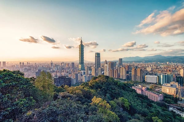 Taipei: Taipei Sunset by Manjik Pictures