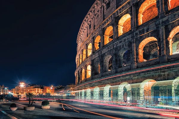 The Colosseum: Colosseum By Night by Manjik Pictures
