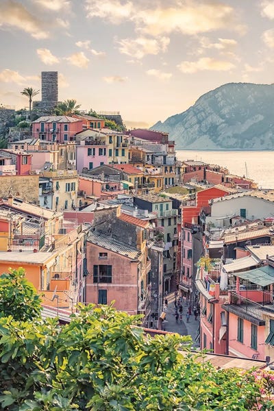 Liguria: Vernazza Sunset by Manjik Pictures