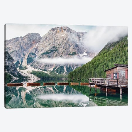 Early Morning In The Dolomites Canvas Print #EMN513} by Manjik Pictures Canvas Art