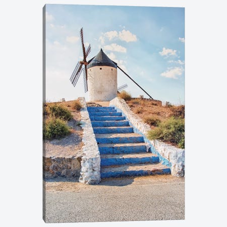 Windmill In La Mancha Canvas Print #EMN514} by Manjik Pictures Canvas Art Print