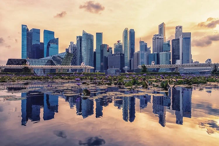 Marina Bay by Manjik Pictures wall art