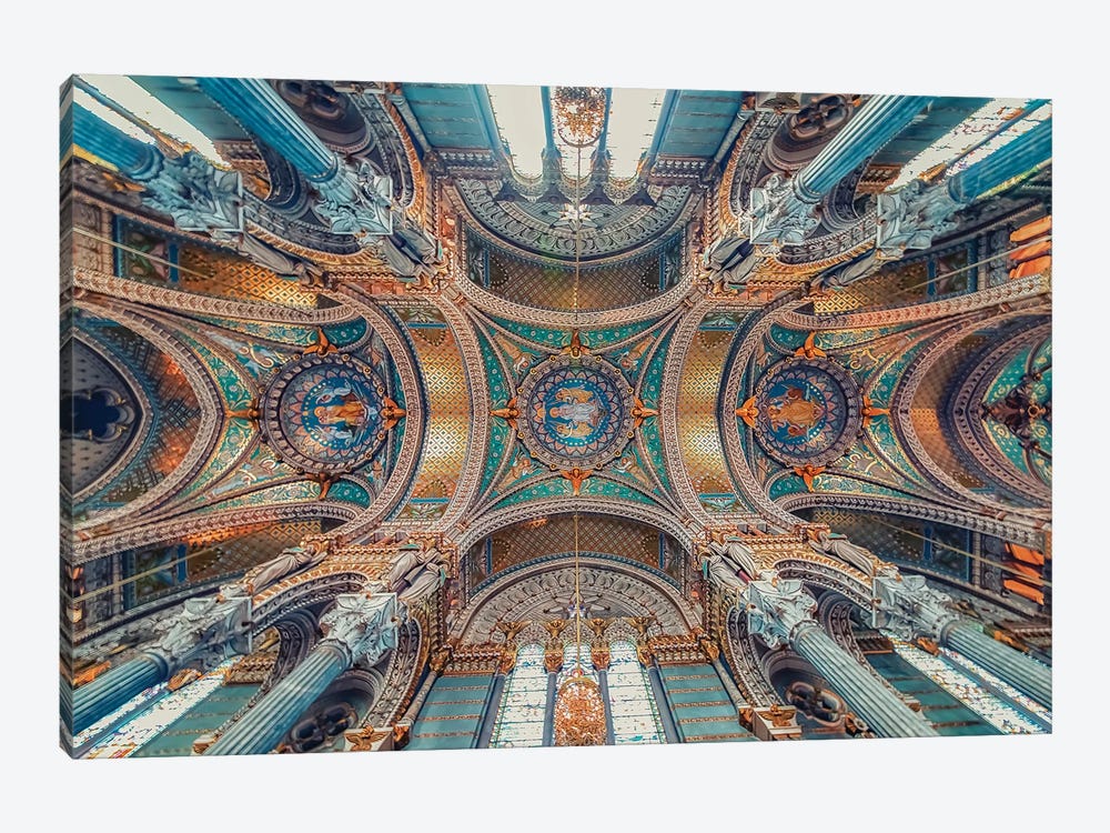 Inside Notre Dame De Fourviere by Manjik Pictures 1-piece Art Print