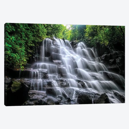 Kanto Lampo Waterfall Canvas Print #EMN528} by Manjik Pictures Canvas Print