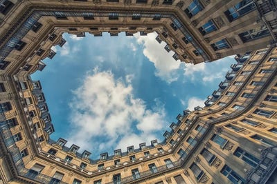 Square Edouard-Vii by Manjik Pictures canvas print