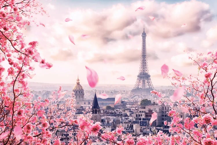 Spring In Paris by Manjik Pictures wall art