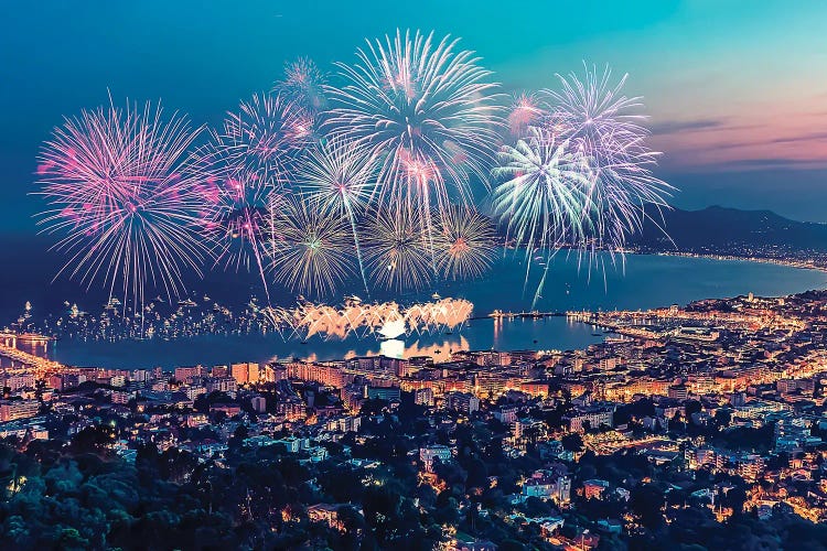 The Bay Of Cannes In Summer