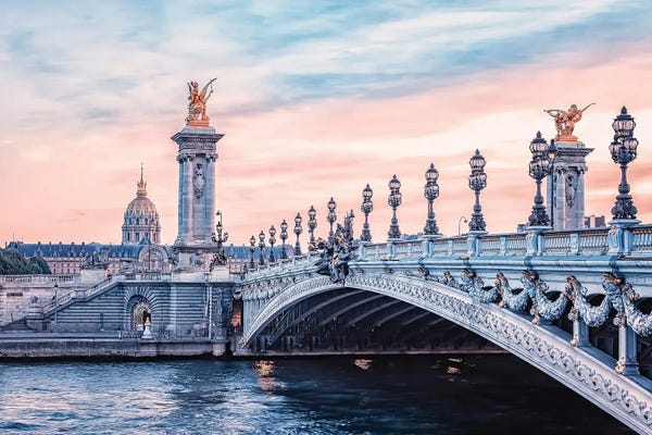 Paris Photography: Alexandre III Bridge In Paris by Manjik Pictures