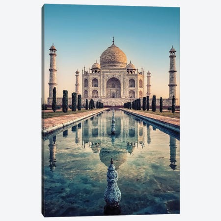 Indian Beauty Canvas Print #EMN54} by Manjik Pictures Canvas Wall Art