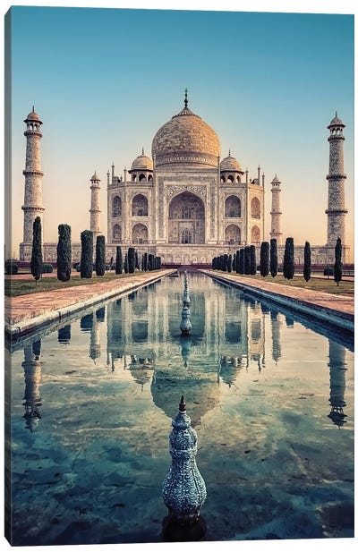 Indian Beauty Canvas Art Print - Taj Mahal