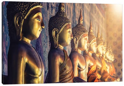 Into The Temple Canvas Art Print - Manjik Pictures
