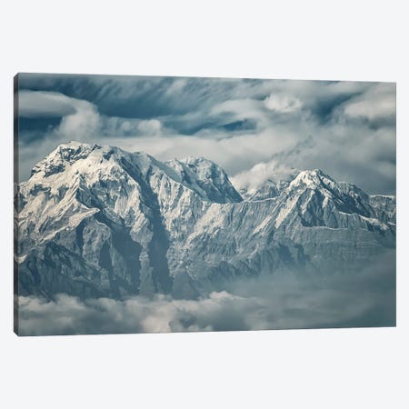 Annapurna Mountain Range Canvas Print #EMN563} by Manjik Pictures Canvas Print