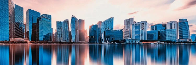 Business District In Singapore by Manjik Pictures wall art