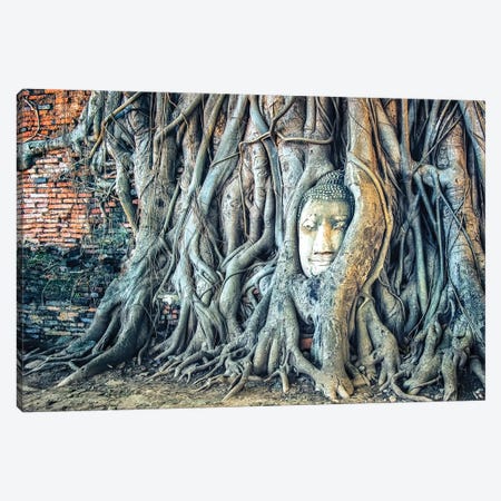 Wat Maha That Canvas Print #EMN566} by Manjik Pictures Canvas Artwork