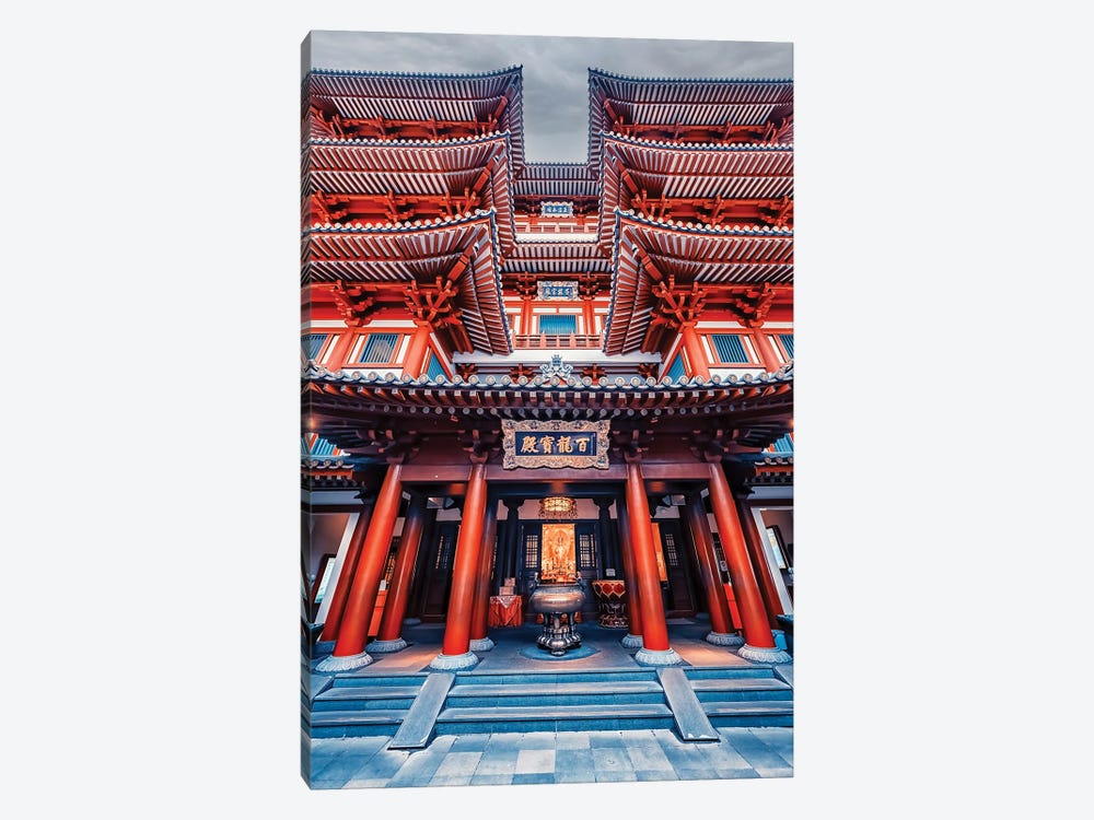 Chinatown Architecture by Manjik Pictures 1-piece Art Print