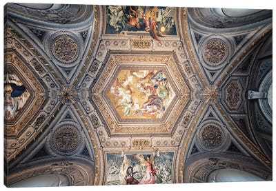 St Peter's Painting Canvas Art Print - Dome Art
