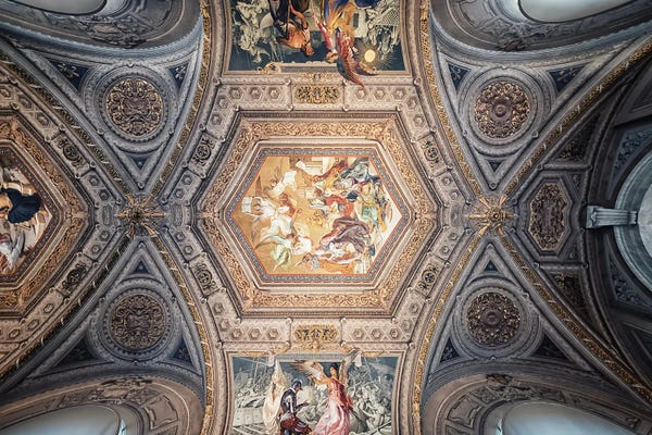 Domes: St Peter's Painting by Manjik Pictures