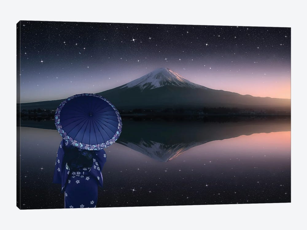 Japan In The Evening by Manjik Pictures 1-piece Canvas Art