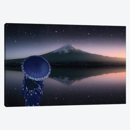 Japan In The Evening Canvas Print #EMN57} by Manjik Pictures Canvas Artwork