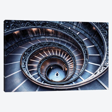 Beautiful Stairway Canvas Print #EMN583} by Manjik Pictures Canvas Art Print