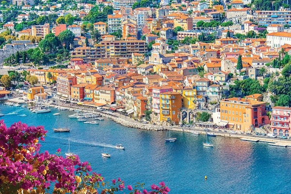 French Riviera Coastline