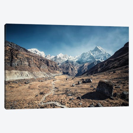 Into The Himalayas Canvas Print #EMN593} by Manjik Pictures Canvas Wall Art