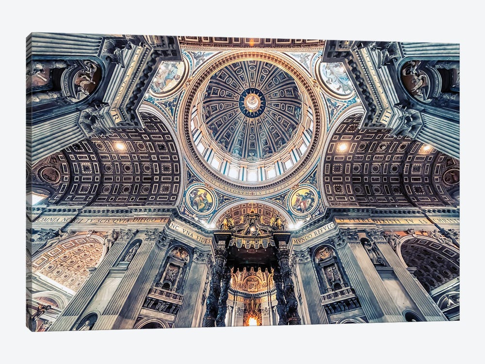 St Peters Basilica by Manjik Pictures 1-piece Canvas Art Print