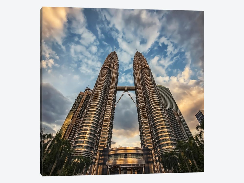 Twin Towers by Manjik Pictures 1-piece Art Print